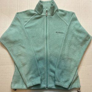 Women's Columbia fleece zip up sweater | M